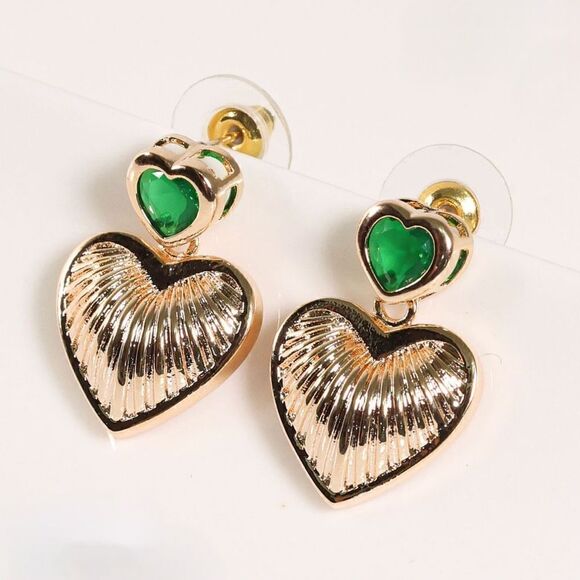 Heart earrings #71 - Picture 1 of 5